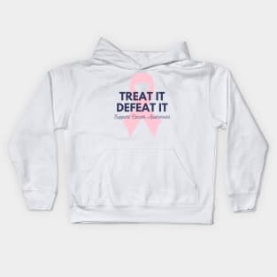 Treat It, Defeat It - Beat Cancer! Kids Hoodie